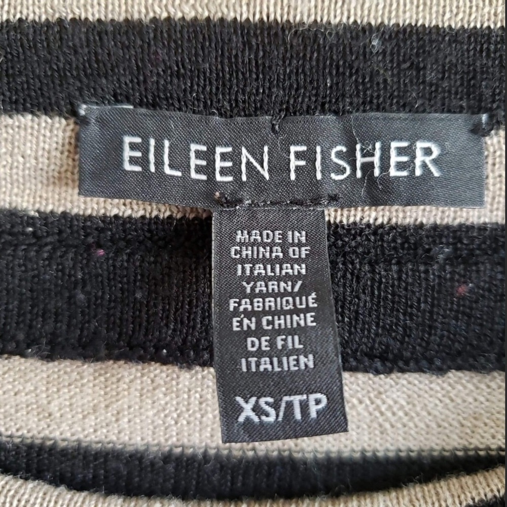 🌿 Eileen Fisher | Italian Yarn Sweater XS - Picture 3 of 3